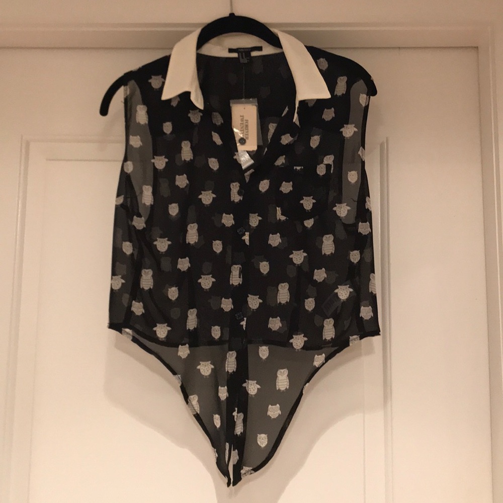 Owl Crop Top